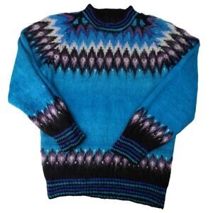 Vintage Inti Rupay %100 Baby Alpaca Wool Sweater
